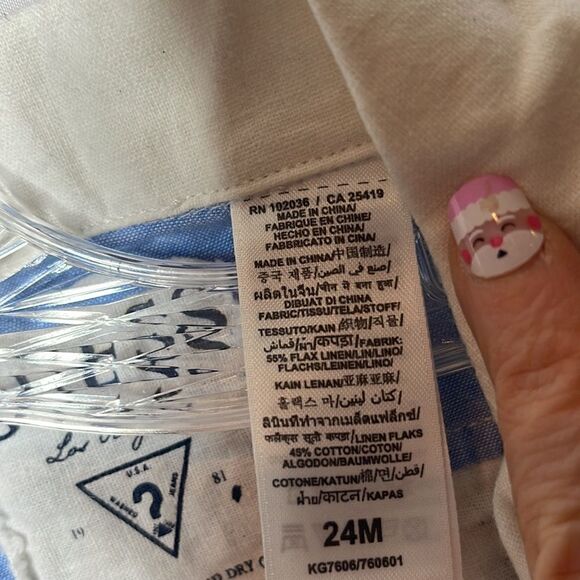 Guess Lightweight Boy’s Denim Jacket. Size 24 Months. - Picture 8 of 10